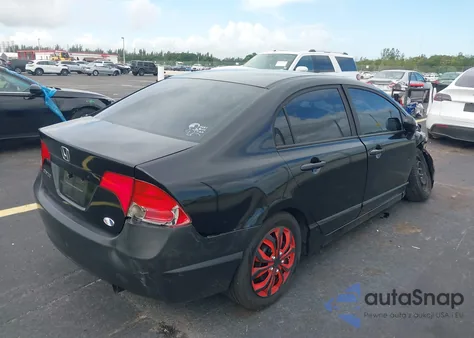 2008 Honda Civic Lx из США, поврежденный, VIN 1HGFA16518L045461